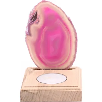 Svícen Magieprirody.cz Achátový svícen plát 10 cm - Top kvalita #291