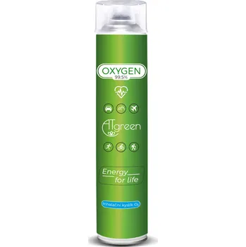 Kyslíková lahev ATgreen Inhalační kyslík O2 bez masky 14 l