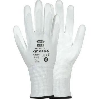 Pracovní rukavice Rukavice Cofra Kerf - bílé Barva: Bílá, Velikost rukavic: 8