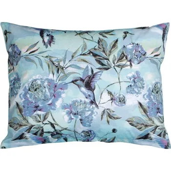 Polštář SCANquilt povlak TENCEL garden modrozelená 50 x 70 cm