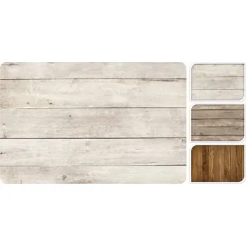 prostírání Prostírání v dekoru dřeva hnědé, plast - 43,5*28,5 cm