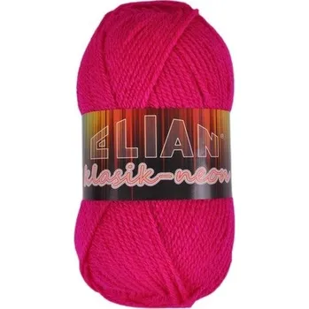 Příze VSV Pletací příze Elian Klasik Neon 10916 - růžová antipilling