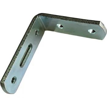 Držák na polici Policová konzola L - zesílená - 70 x 100 mm, nosnost 30 kg, zinkovaná