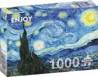 ENJOY Puzzle Vincent Van Gogh Hvězdná noc 1000 dílků