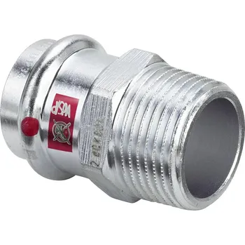 Lisovací přechodka Prestabo d 15 × 1/2", vnější závit, Viega 559007, model 11111