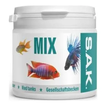 Krmivo pro rybičky S.A.K. mix 75 g (150 ml) velikost 2