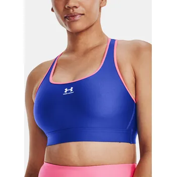 Podprsenka Sportovní podprsenka Under Armour UA HG Armour Mid Padless-BLU - modrá Velikost: S