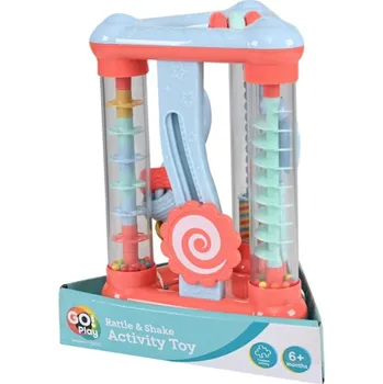 Go Play Triangle Activity Toy Chrastítko s aktivitami