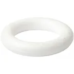 Polystyrenový korpus na věnce 27 cm bílý