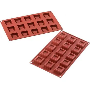 Forma na pečení Forma silikonová (15ks čtverce) 3,8x3,8 v.1,3cm