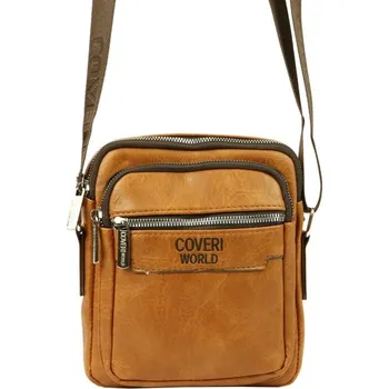 Pánská aktovka COVERI WORLD | Pánská crossbody taška Coveri World Franck světle hnědá | allBAGS.cz
