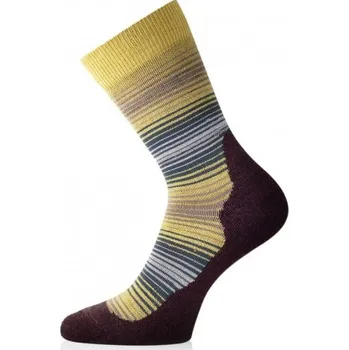 Pánské ponožky LASTING merino ponožky WLG zelené Velikost: XL/46-49