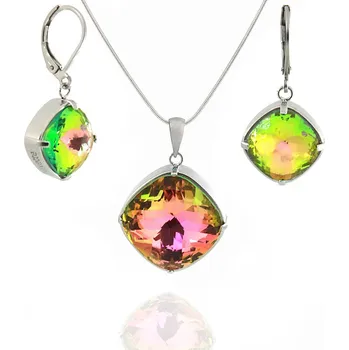 Souprava šperků Souprava šperků Krystal Foxette - Zelená