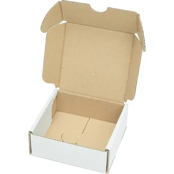 Krabice na pečivo Eobaly.cz Minikrabice/krabička 100x100x40 3VVL bílá 50 ks