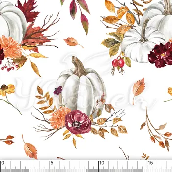 Zakázkový tisk, softshell, kočárkovina... Podzimní dýně Látky k tisku: Microfirba