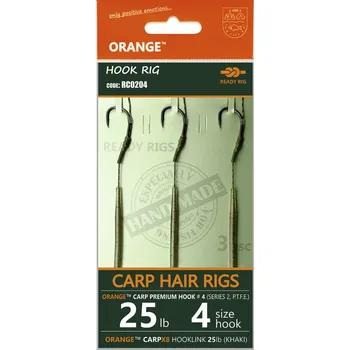 Life Orange návazce Carp Hair Rigs S2 15lb / vel.8 / 3ks