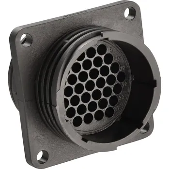 ISO konektor TE Connectivity 182918-1 kulatý faston přírubová zástrčka Série konektoru: CPC Počet kontaktů: 37 1 ks