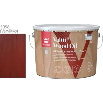 Mořidlo Tikkurila Valtti Wood Oil - PUUÖLJY - 9L - 5058 - Varvikko + dárek k objednávce nad 1000Kč