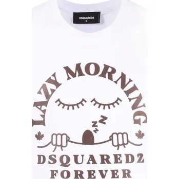 Pánské tričko DSQUARED2 Lazy Morning tričko M Hnědá