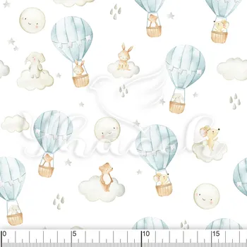 Zakázkový tisk, softshell, kočárkovina... Baby boy Látky k tisku: Kočárkovina