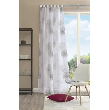 Záclona Home Wohnideen kusová záclona 49039 RAWLINS 0568 zelena 245x140 cm (v x s)