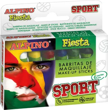 Karnevalový doplněk Alpino Barvy na obličej sport 6 ks
