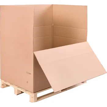 Obalový materiál Eobaly.cz 10 ks - Přepravní EUROBOX 1200x800x770 mm 5VVL - variabilní výška