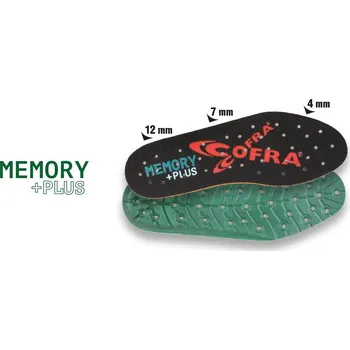 Pracovní obuv Stélka Cofra Memory Plus Velikost boty: 37