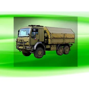 Nášivka nažehlovačka 8x5 cm nákladní auto vojenské České výroby (nažehlovačka s tanky a ARMY technikou)