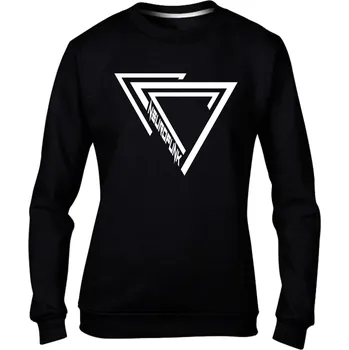 Dámská mikina DNBMARKET.CZ Dámská mikina bez kapuce |D&B + NEURO| TriangleBroken Velikost: L, Barva: Černá - Design 2