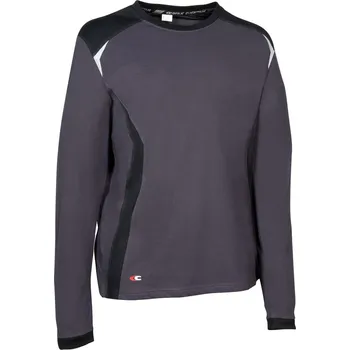 pracovní tričko Pracovní tričko COFRA Langeveld Barva: Antracitová/ Černá/ Limeta, Velikost: 3XL