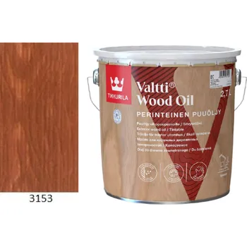 Olej na dřevo Tikkurila Valtti Wood Oil - PUUÖLJY - 2,7L - 3153 + dárek k objednávce nad 1000Kč