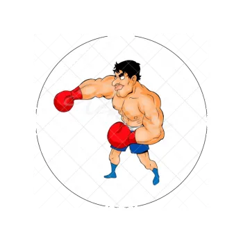 Jedlá dekorace na dort BOXER kreslený, VARIANTA Jedlý papír 1601