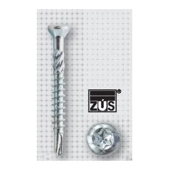 Vrut RAPI-TEC® Vrut BSP do lišt a palubek 3,2 x 60 mm, bílý zinek, RAPI-TEC