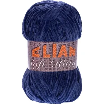 Příze VSV Pletací příze Elian Soft Kitty 97448 - modrá
