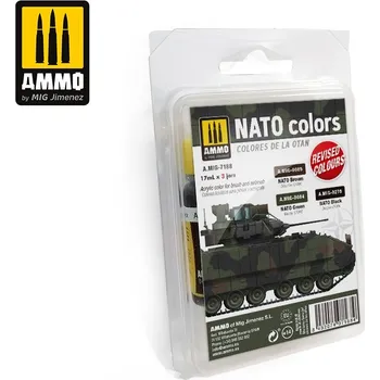 Modelářská barva AMMO by Mig Jimenez NATO Colors Set