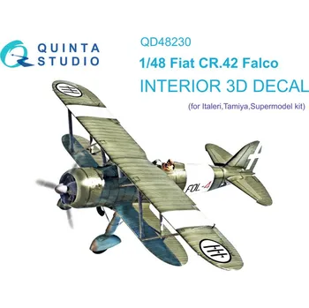 Plastikový model 1/48 Fiat CR.42 3D-Printed & col.Interior (ITAL)