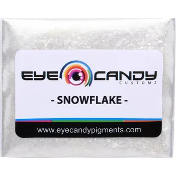 barva a nátěr na dřevo Eye Candy Snowflake White slídový metalický práškový pigment Hmotnost: 5 g