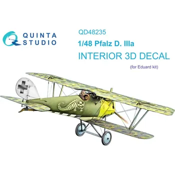 Plastikový model 1/48 Pfalz D.IIIa 3D-Printed & col.Interior (EDU)