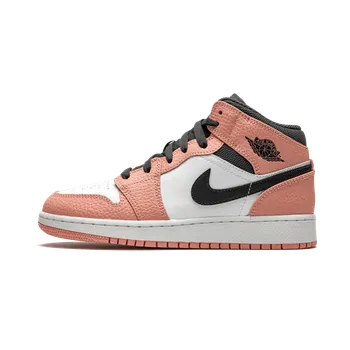 Dámská móda Air Jordan Jordan 1 Mid "Pink Quartz" (GS) Velikost: 38.5