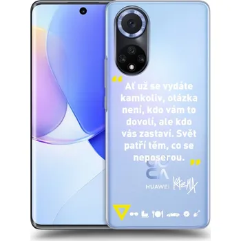 Pouzdro na mobilní telefon Picasee silikonový průhledný obal pro Huawei Nova 9 - Kazma - SVĚT PATŘÍ TĚM, CO SE NEPOSEROU