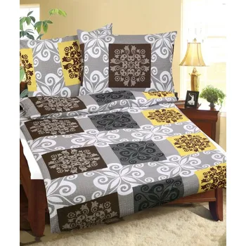 Povlečení krepové 140x200, 70x90 cm Dlaždice