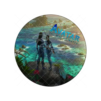 Jedlá dekorace na dort AVATAR 2 moře, VARIANTA Jedlý papír 1615