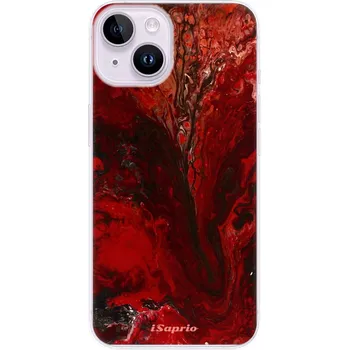 Telefonní příslušenství Odolné silikonové pouzdro iSaprio - RedMarble 17 - iPhone 14