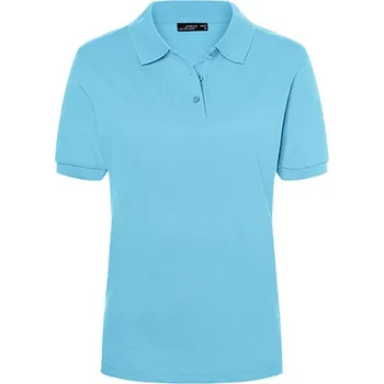 James&Nicholson Dámská polokošile JN071 Sky Blue XXL