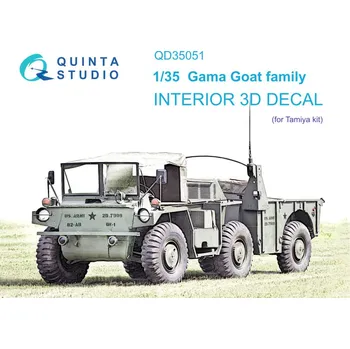 Plastikový model 1/35 Gama Goat family 3D-Printed & col.Interior