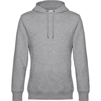 Pánská mikina B&C Unisex mikina WU02K Heather Grey 3XL