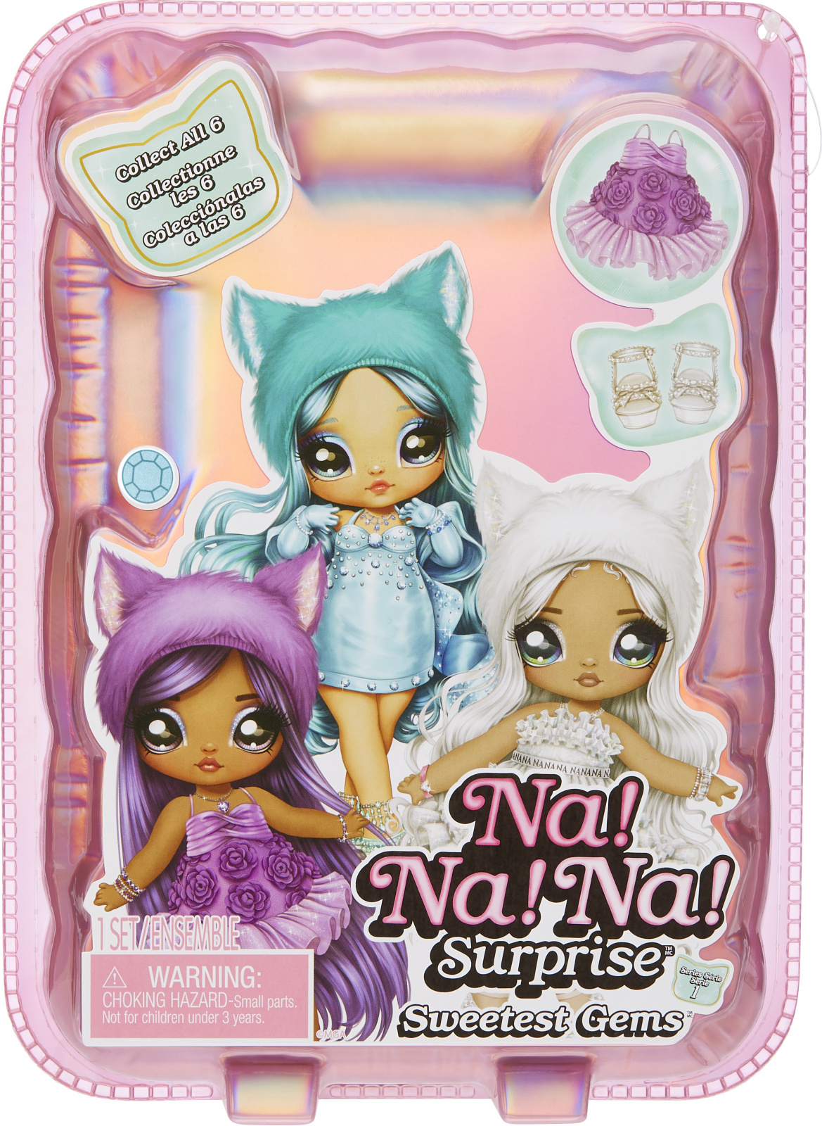 MGA Na! Na! Na! Surprise Sweetest Gems Marina Tealstone od 698 Kč