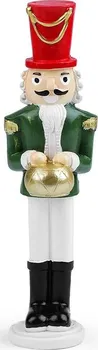 Vánoční dekorace Stoklasa Louskáček vojáček zelený 21 cm
