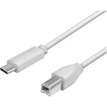 Datový kabel Logilink - USB 2.0 connection cable, USB-C male to USB-B male, 2m CU0161